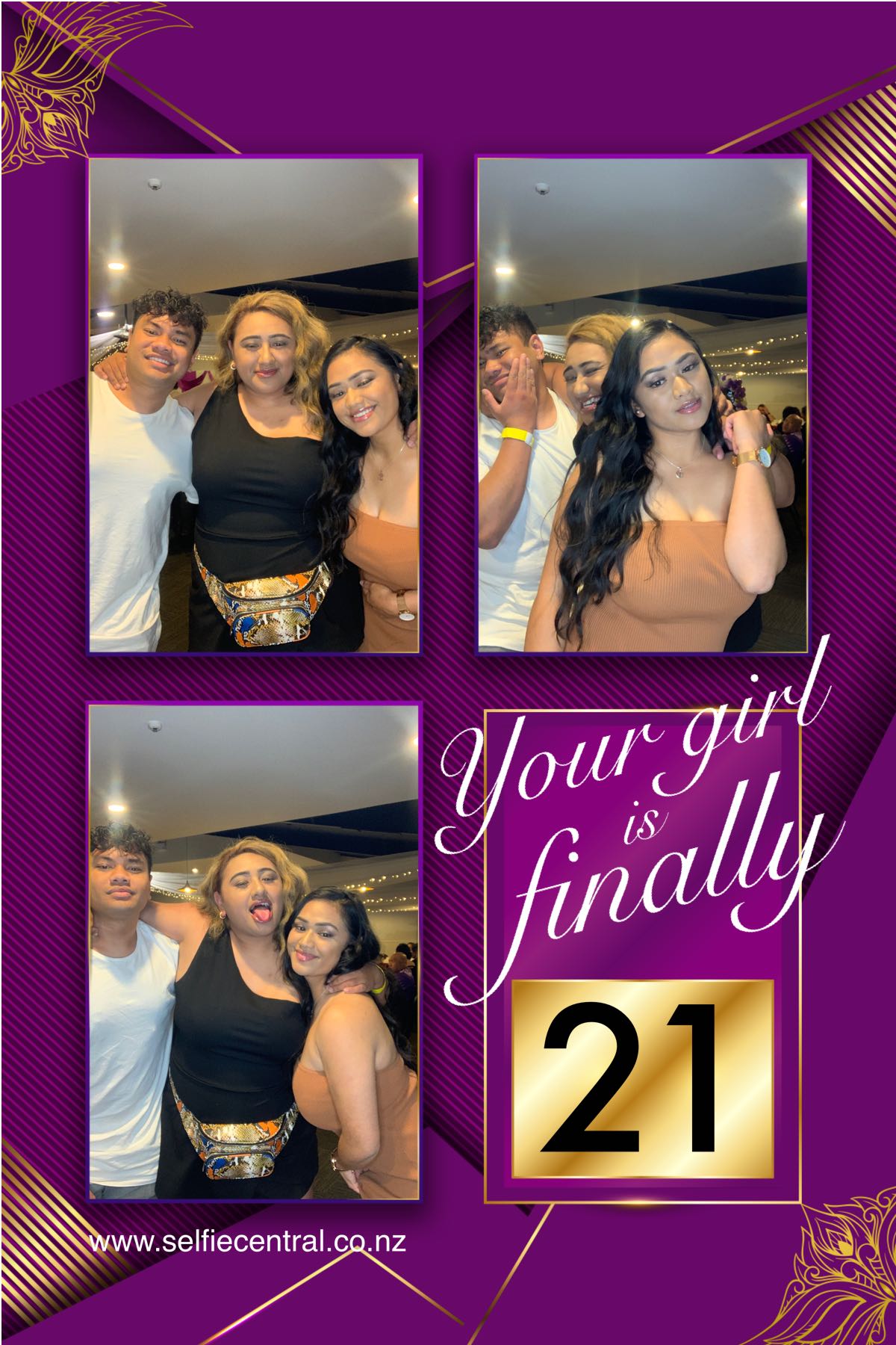 Your girl is finally 21 | View more photos from the event at gallery.photobooth.co.nz/u/SelfieCentral/Your-girl-is-finally-21